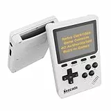 Neocade Consola de Videojuegos Portátil Retro, 40 Juegos Retro con Licencia Pico Preinstalados, Compatible con Cartucho PIKO/GBA - Blanco