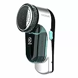 Cecotec Quitapelusas Recargable Cut-X 4500 Cloth. 45 Minutos de Autonomía, Rejilla en 3 Tamaños, Sistema de Seguridad, 8800 RPM, Cabezal Regulable y Cepillo de Limpieza, Ergonómico