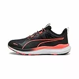 PUMA Reflect Lite Trail, Zapatillas para Correr de Carretera Unisex Adulto, Black-Glowing Red, 37 EU