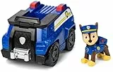 Patrulla Canina - Coche POLICÍA Y Figura Chase - Coche de 15 cm con 1 Figura Chase - Patrulla Canina Juguetes - 6069059 - Juguetes Niños 3 Años +