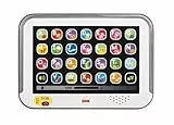 Fisher-Price Ríe y Aprende Mi Primera Tablet, Juguete electrónico Educativo con Luces y Sonidos para bebé +1 año, versión español (CDG61)