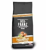 Der-Franz Café, Aromatizados con Avellana, Café mezcla de Arábica y Robusta granos enteros, 1000 g
