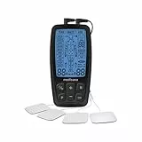 Medisana TENS, aparato de corriente de estimulación EMS con 60 programas aparato profesional de electroterapia relajación muscular y alivio del dolor en la espalda, cuello, hombros, abdomen, caderas