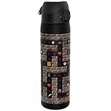 ION8 Botella Agua, 500ml, a Prueba de Fugas, Fácil de Abrir, Cerradura Segura, Apta para Lavavajillas, Sin BPA, Asa de Transporte, Fácil de Limpiar, Neutro en Carbono, Jugador