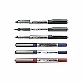 Uni-Ball UB-150 Ojo Micro Tinta Líquida Bolígrafos Paquete Mixto de 6