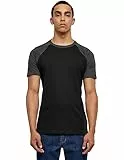 URBAN CLASSICS Camiseta Básica Hombre de Manga a Corta, Cuello Redondo, Algodón, Largo Normal, Estilo Moderno, Disponible en distintos colores, Tallas XS - 5XL