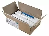 Exacompta 44809E - Caja de 50 bobinas económicas para tarjeta bancaria (57 x 35 mm, papel térmico 44 g/m2, sin BPA, color blanco