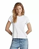 G-Star para Mujer Top Overdyed Front Seam, Blanco (White D24499-4107-110), M