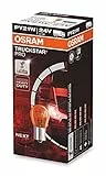OSRAM TRUCKSTAR PRO PY21W, lámpara de señalización halógena, 7510TSP, lámpara para camión de 24 V, caja plegable (10 lámparas)