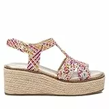 XTI - Sandalia Mujer Fucsia - Calzado Cómodo y Versátil - Moda casual - Modelo 14394201 (Talla 39)