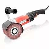 HYCHIKA BETTER TOOLS FOR BETTER LIFE 1400W Pulidora Eléctrica para Madera, Metal y acero Inoxidable, 8 Velocidades Variables, 600-3600RPM Lijadora de Rodillo, Máquina de Satinado, Ø120mm
