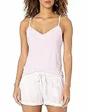 Calvin Klein Camisola de satén Modal para Descansar y Dormir, Rosa Perlado, Small para Mujer