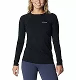 Columbia Midweight Stretch Long Sleeve Top, Ropa Interior Camiseta Térmica para Mujer, Black, Talla M