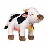 Bandai - La Granja De Zenón: Peluche DX Musical Vaca Lola