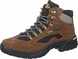 Bruetting - Zapatillas de senderismo de ante unisex, Marrón (BRAUN/SCHWARZ/GELB), 42