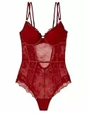 Women'secret Body La Vecina Rubia Sujetador, Rojo, 85B para Mujer