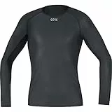 GOREWEAR Camiseta manga larga M GORE® WINDSTOPPER® Base Layer, Black, L