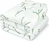 Utopia Bedding Protector de Colchón 135 x 190 x 30 cm Impermeable, Viscosa Premium, Certificación Oeko-Tex, Cubre Colchón Transpirable, Elástico En Todo