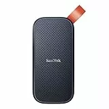 SanDisk SSD Externo Portátil 480 GB (Disco duro externo SSD con velodidad de lectura de hasta 520 MB/s, con protección contra caídas de hasta dos metros, resistente gancho de goma)