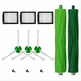 Kit de Recambios compatible con Irobot Roomba series i y e E5 E6 E7 i1 i3 i4 i7 i7+j7 Accesorios de remplazo completo, un juego de 2 cepillos Multisuperfice,3 cepillos laterales y 3 filtros Hepa