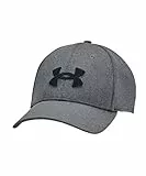 Under Armour Men's Ua Blitzing Caps, Grey Black, M-L Hombre