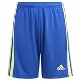 adidas Niños Squadra 21 Shorts, Team Royal Blue/Team Solar Yellow/Team Royal Blue, 7-8 Years