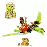TREASURE X - Pterodactylo Dino Dissection, un disosaurio verde de 15 cm para diseccionar, en jaula con un muñeco y accesorios, con una sorpresa en el interior y 8 tesoros diferentes Famosa (TRR49000)