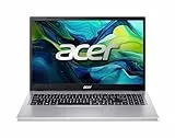 Acer Aspire Go 15 AG15-71P-56QC, Ordenador Portátil 15,6' Full HD LCD (Intel Core i5 1334U, 16 GB RAM, 512 GB SSD, Intel UHD Graphics, Sin Sistema operativo), Color Plata, Teclado QWERTY Español