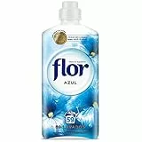Flor - Suavizante para la Ropa Concentrado, Aroma Azul - 59 Dosis