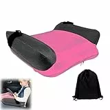 Asiento elevador inflable para niños, silla alta portátil compacta y ligera con bolsa de transporte, fácil de inflar/desinflar, cojín lavable a máquina para el hogar, viajes, restaurantes y salidas