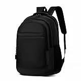 Mochila Portatil Hombre Impermeable Mochila Ordenador Portatil Antirrobo del Negocio Trabajo Diario Viaje Escolares (NEGRO)