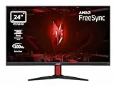Acer Nitro KG242YEbiif - Monitor Gaming 24' Full HD 100 Hz (60 cm, 1920x1080, 16:9, 250 Nits, Tiempo de Respuesta 1ms VRB, AMD FreeSync, 2xHDMI 2.0/DP 1.2) Monitor PC Gaming Color Negro