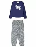 Women'secret Pijama de Manga Pantalón Largo Colección Multilicense Cottage, Navy, L para Mujer