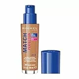 Rimmel London Match Perfection Foundation Base de Maquillaje Tono 301 Warm Honey, 30 gr