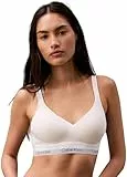 Calvin Klein Mujer Sujetador Tipo Bralette Elástico Lift, Blanco (White), M
