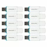 Philips Snow Edition 2.0 - Unidad Flash USB de 10 x 16 GB para PC, portátil, Ordenador de Almacenamiento de Datos, Velocidad de Lectura de hasta 21 MB/s