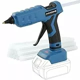 Pistola Silicona Caliente Inalambrica 100W para Batería Makita de18V, Barritas de Pegamento 11mm, para Bricolaje, Arte (herramienta desnuda, sin batería ni cargador)