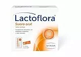 Lactoflora, Suero Oral, Complemento Alimenticio con Probióticos, Prebióticos y Sales Minerales, Hidratación y Equilibrio Digestivo, 6 Sobres Sabor Naranja, 10 g (Paquete de 1)