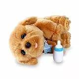 Little Live Pets - Sleepy Puppy, Mascota Interactiva, Se Mueve y Hace Sonidos, Perrito Pequeñito, Suave y Abrazable, Incluye Certificado de Adopción, para Niños de +4 años, Famosa (700013210)