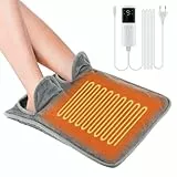 Dhqkqg Calienta Pies Electrico, Calentador de Pies, con 9 Niveles de Temperatura y Apagado Automático, Calientapies Electrico, para Mujeres Hombres