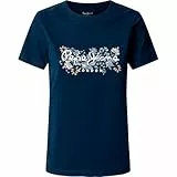 Pepe Jeans Rosalind Camiseta, Azul (Azul océano), S para Mujer