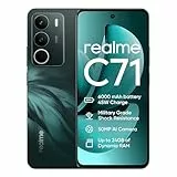 realme C71 4G Smartphone 8+256GB, Búho de Bosque, Pantalla de 6.67 Pulgadas, Refresco de 120Hz, Carga Rápida 45W, Batería de 6000mAh, Cámara de 50MP, Powerful 8 Core Processor, IP54
