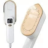 Plancha de Viaje Deecam con LED(16x7.5x11cm) - 1200W (9s Calentamiento) - Plegable 180° - 150ml/3 Niveles de Vapor Plancha de Viaje para Ropa- Ideal Viajes