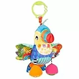 Playgro Activity Friend Tamika Toucan – Juguete multisensorial para bebé 0+ meses, tucán de actividades con clip para cochecito o moisés