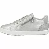 Geox D Blomiee A, Sneakers Mujer, Silver, 37 EU