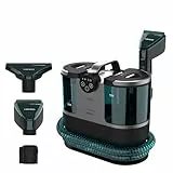 Cecotec Limpiador Aspirador de Tapicerias y Alfombras con Cable Conga 7000 Carpet&Spot Clean Steam Max. 1700W, Vapor, Depósito Agua Limpia 1600ml y Agua Sucia 950ml, Radio de Acción 9m