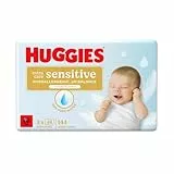 Huggies Extra Care Sensitive Toallitas para Bebé, 99% Agua Pura, 12 Packs de 56, Total 672 Toallitas