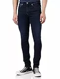 Calvin Klein Vaqueros Hombre Skinny Algodón Elástico, Azul (Denim Dark), 34W/30L