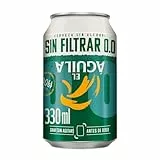 El Aguila Sin Filtrar 00 Cerveza Lager Especial Sin Alcohol, Lata 33 cl