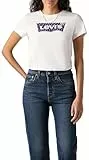 Levi's The tee, Camiseta Mujer, Maya Fuzzy Dot BW Fi, XS